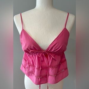 Zara Ruffle Halter Top